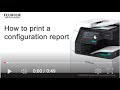 How to print a configuration report