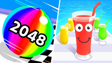 Ball Run 2048 | Juice Run - All Level Gameplay Android, iOS - NEW APK MEGA UPDATE
