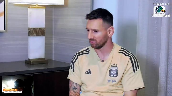 ENTREVISTA COMPLETA CON MESSI, EN LA PREVIA A LA FINAL DE LA COPA AMÉRICA