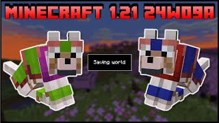 Minecraft 1.21 - Snapshot 24w09a - Dyeable Wolf Armor & Amazing New UI!