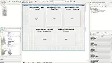 Tutorial membuat aplikasi bangun ruang pada delphi