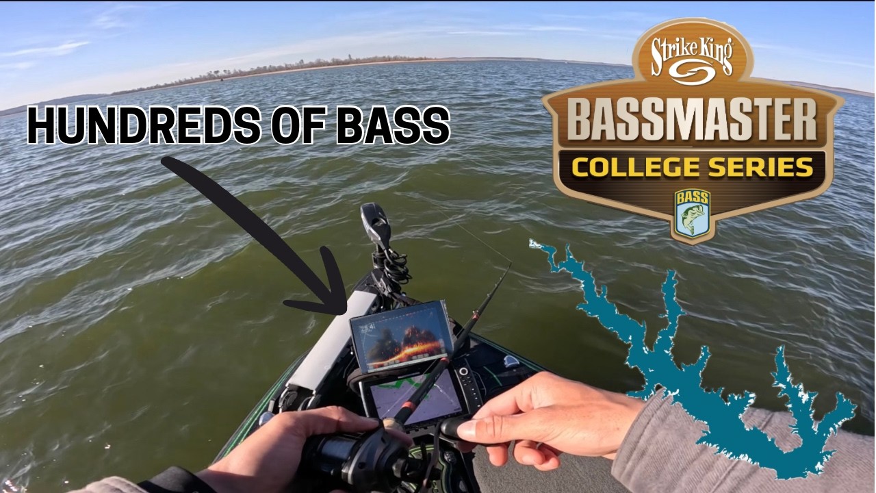 We Found HUNDREDS of Bass |  Bassmaster College Series at Sam Rayburn Reservior - Practice VLOG