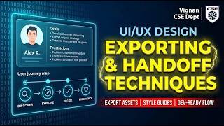 Figma Exporting &amp; Handoff Explained | UI/UX for Beginners | Vignan CSE Dept.