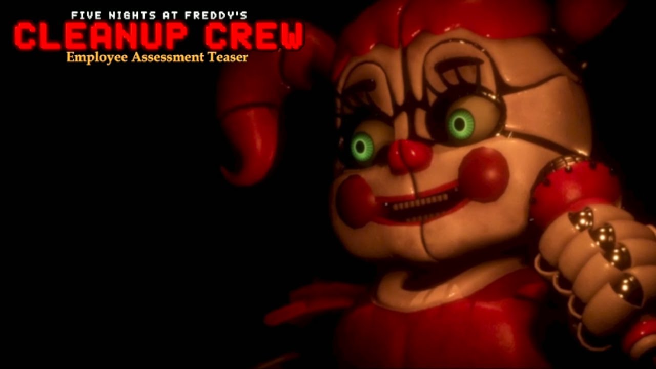 FNAF Cleanup Crew (an underground facility with Freddy and the