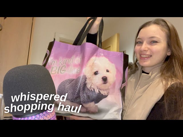 ASMR Whispered Grocery and Shopping Haul 🛒 (relaxing, crinkles, show and tell) 😴