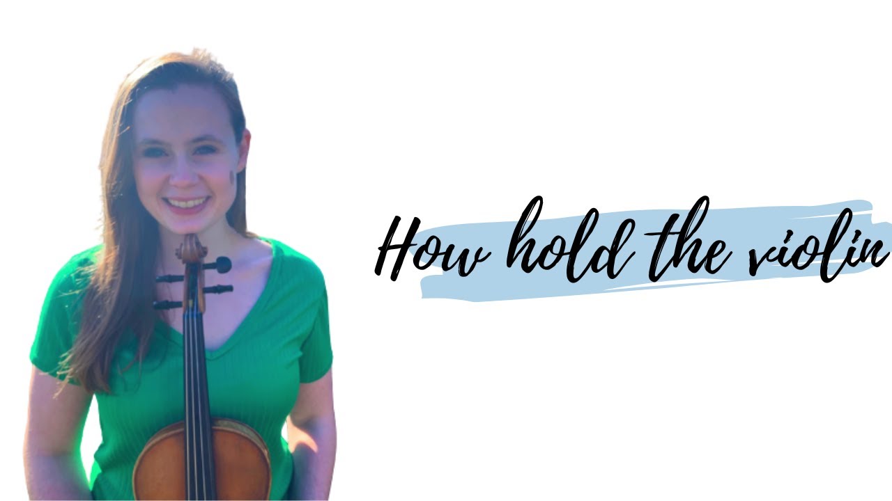 How to hold the violin and position your left hand - YouTube
