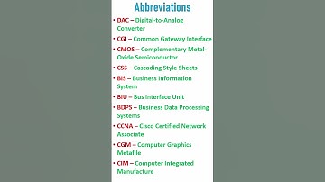 Abbreviations in computer #computer #computerknowledge #computerawareness #competitiveexams