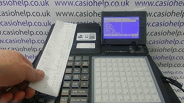 How To Do A Z Report On The Casio SR-C4500 Cash Register
