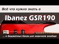 Бас-гитара Ibanez GSR190 и тонкости. Как выбрать бюджетную бас-гитару для новичка.