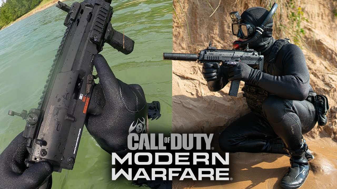 Airsoft MP7 GBB Gameplay + Underwater Testing! (Super Realistic!) YouTube