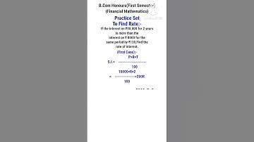 FINANCIAL MATHEMATICS B.Com & B.Com HONOURS #shorts #viral #youtube #shortsfeed #shortvideo #study