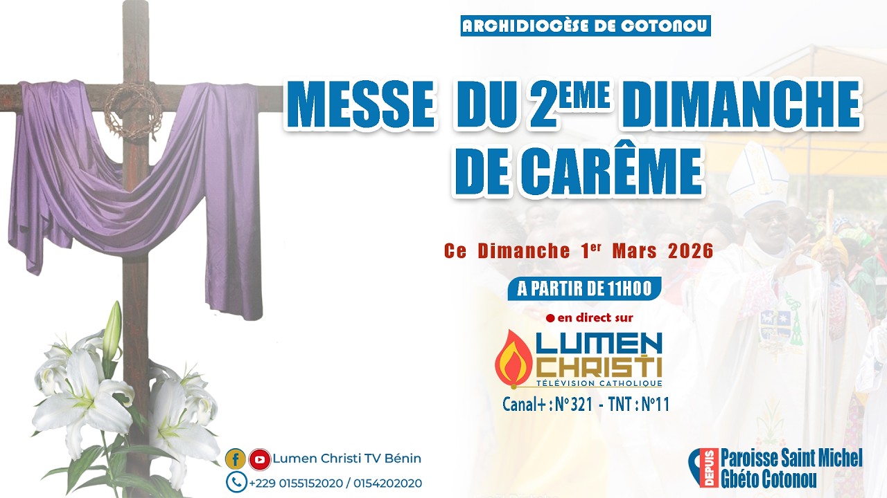 Messe dominicale du 2ème dimanche du temps de carême