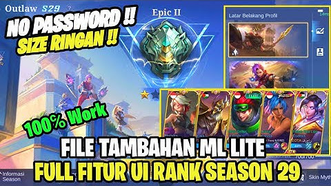 Data Open Ui Rank S29 + Perjalanan Season & Border Rank Terbaru | Data Tambahan Ui Rank S29