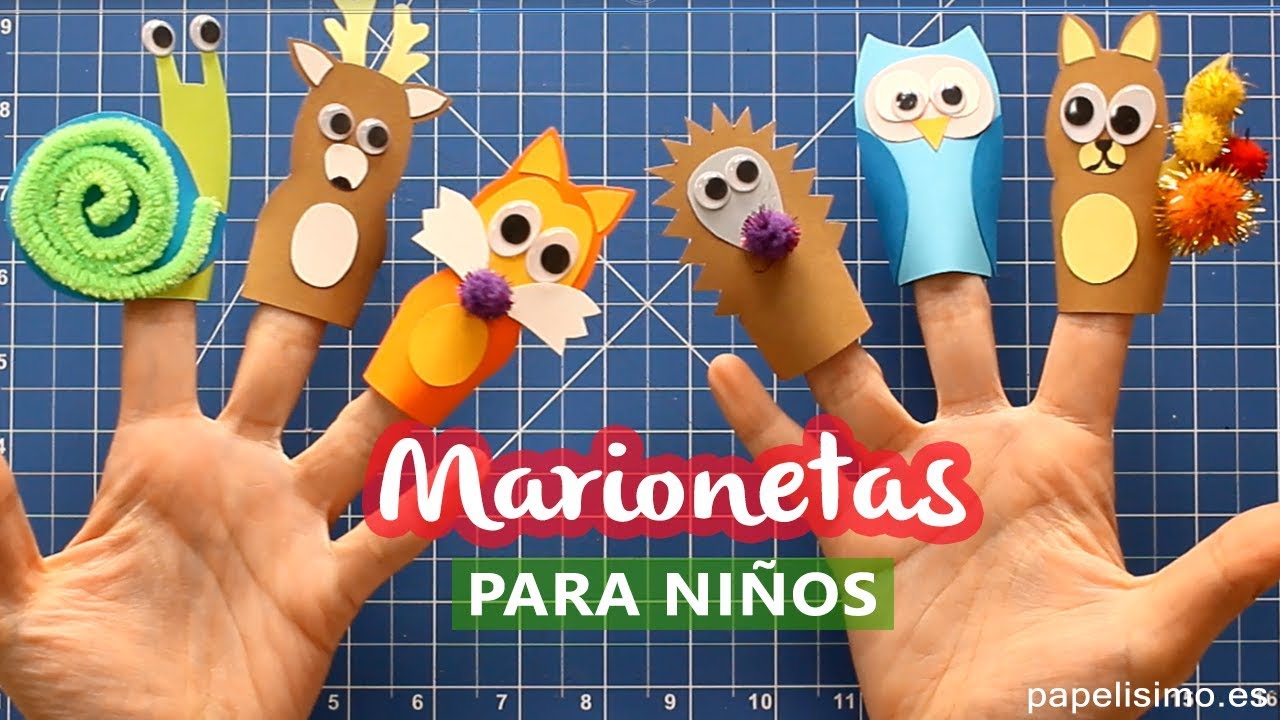 Adiccion latitud Surgir Cómo hacer marionetas de dedo para niños - YouTube