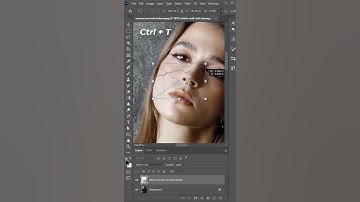 30s tạo hiệu ứng mặt rạn nứt siêu ngầu trong Photoshop #shorts #photoshop