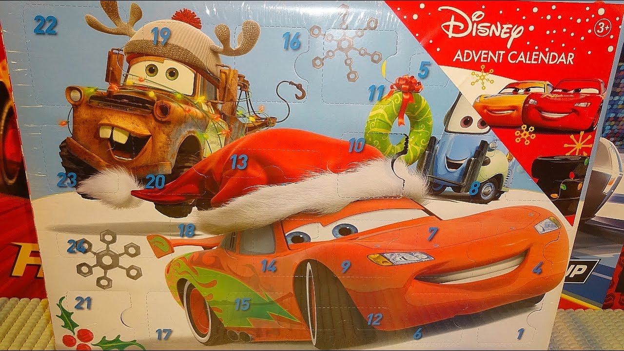 Disney Cars Advent Calendar for Christmas 2018 Unboxing YouTube