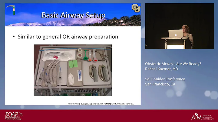 Kacmar: Obstetric Airway: Are We Ready?