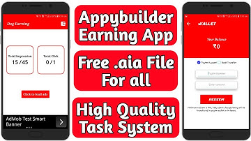 Appybuilder Earning app free .aia file | With High Quality Task System | Tech Developer