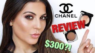 I TRIED NEW CHANEL MAKEUP WORTH $300 | FOUNDATION, HIGHLIGHTER + BRONZER REVIEW