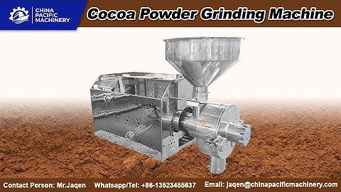 Cocoa Powder Grinder Mill Machine|Cocoa Butter Making Machine|Cocoa Cake Pulverizer Machine