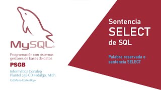 004 Uso de la Sentencia SELECT en SQL