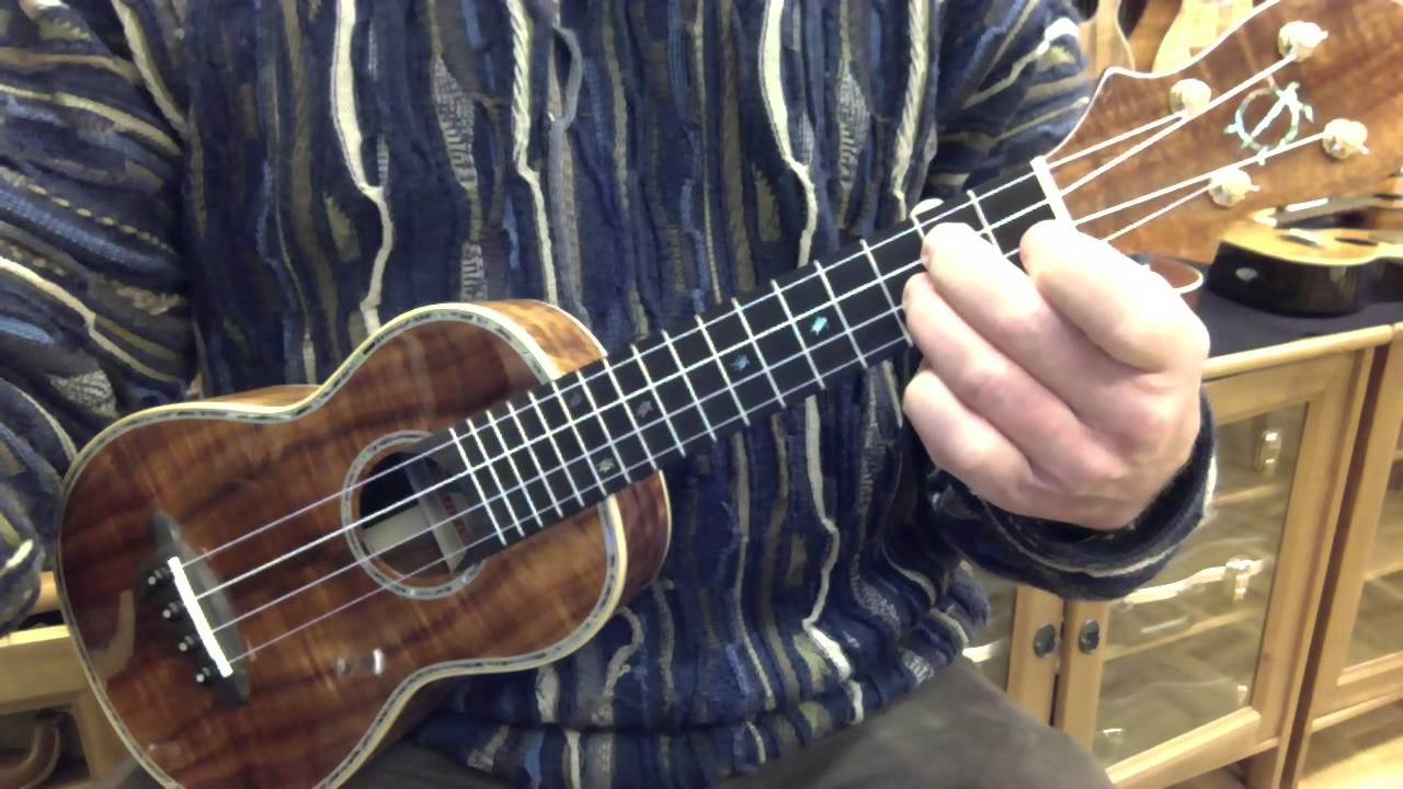 Big Island "Honu" Curly Koa Soprano with Paua Shell Binding 
