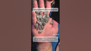 The sorting challenge of small-sized ores  #minemachinery #machine #mineralindustry