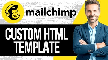 How to Import and Edit Custom HTML Email Template on Mailchimp | Full Tutorial 2025