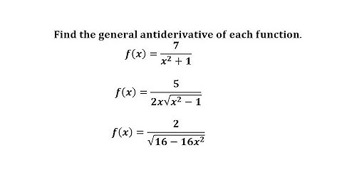 Basic Antiderivatives Involving Inverse Trigonometric Functions