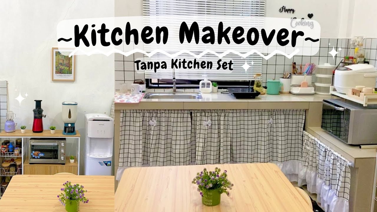 Dekorasi Dapur Tanpa Kitchen Set | #kitchenmakeover #aesthetic