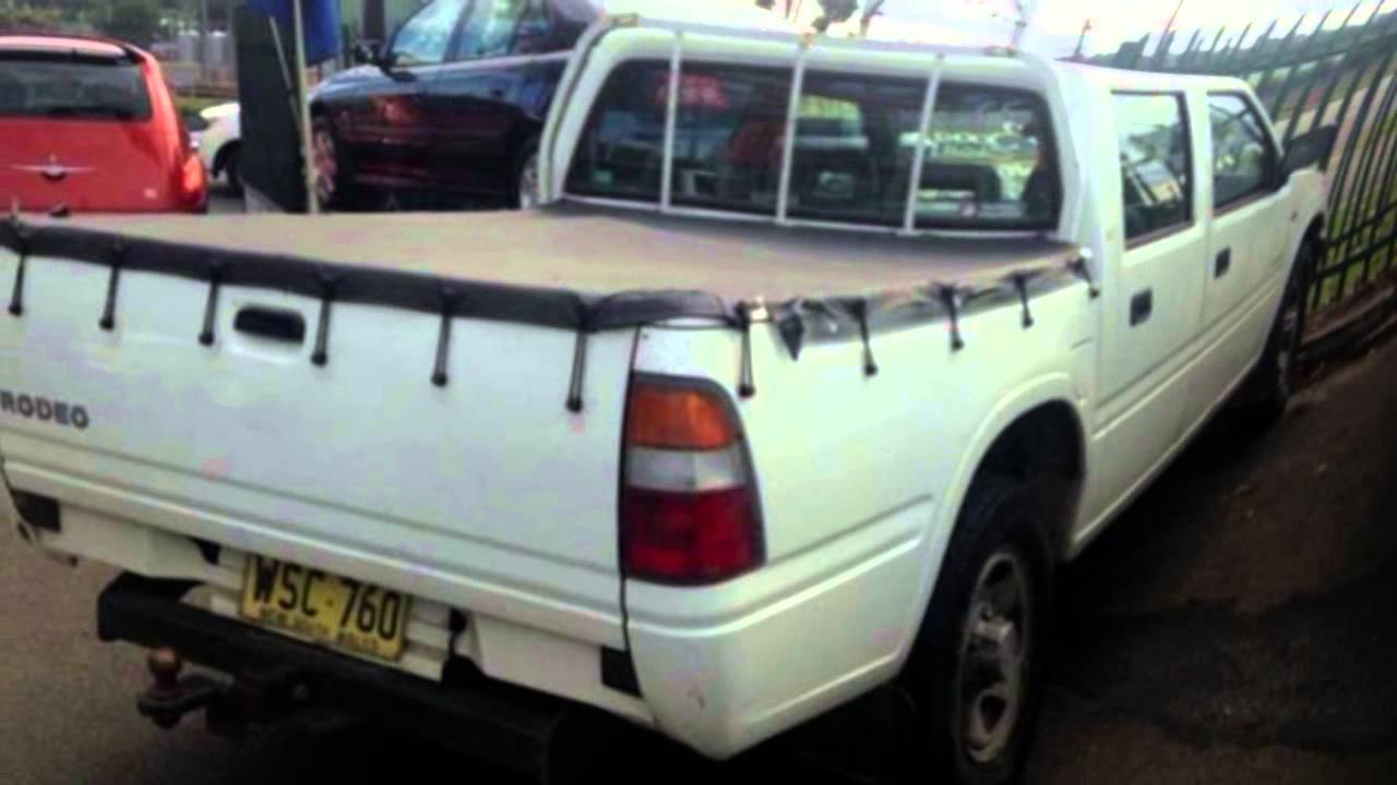 2000 Holden Rodeo White Manual - YouTube