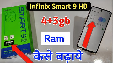 Infinix Smart 9 HD Mein RAM Kaise Badhaen, How to Increase Virtual RAM in Infinix Smart 9 HD