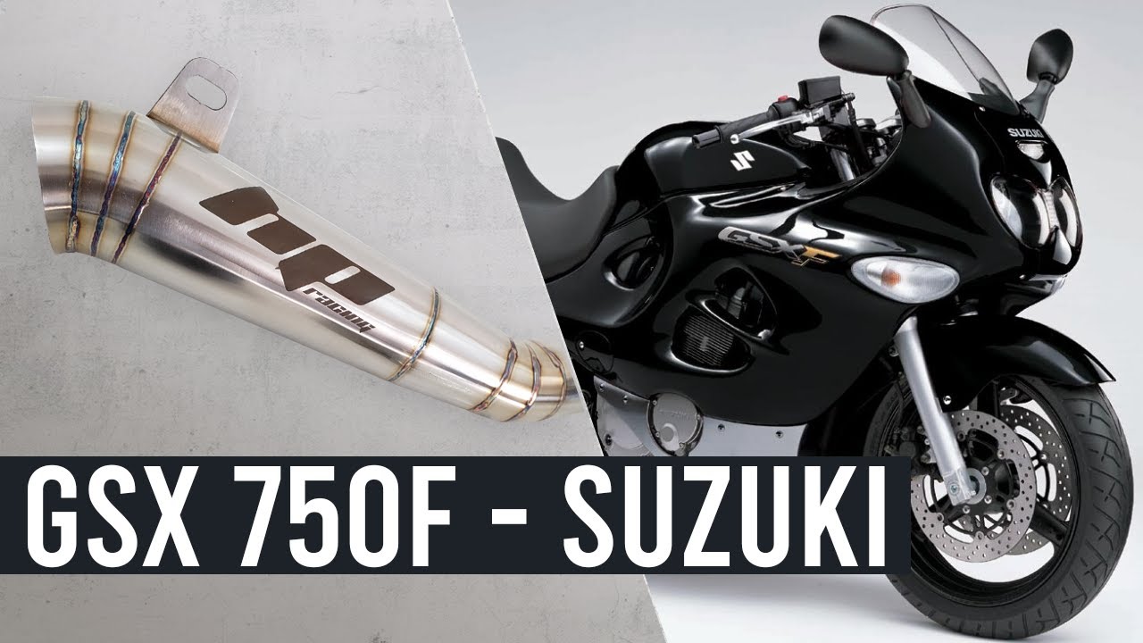 Gsx 750f 98/08 Mônica - Escapamento / Ponteira Esportiva Megaphone - HP Racing Exhaust