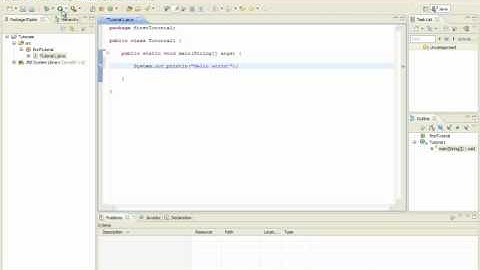 Java Tutorial 1 - Using Eclipse
