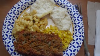 ASMR Having Cracker Barrel Family Meat Loaf Dinner