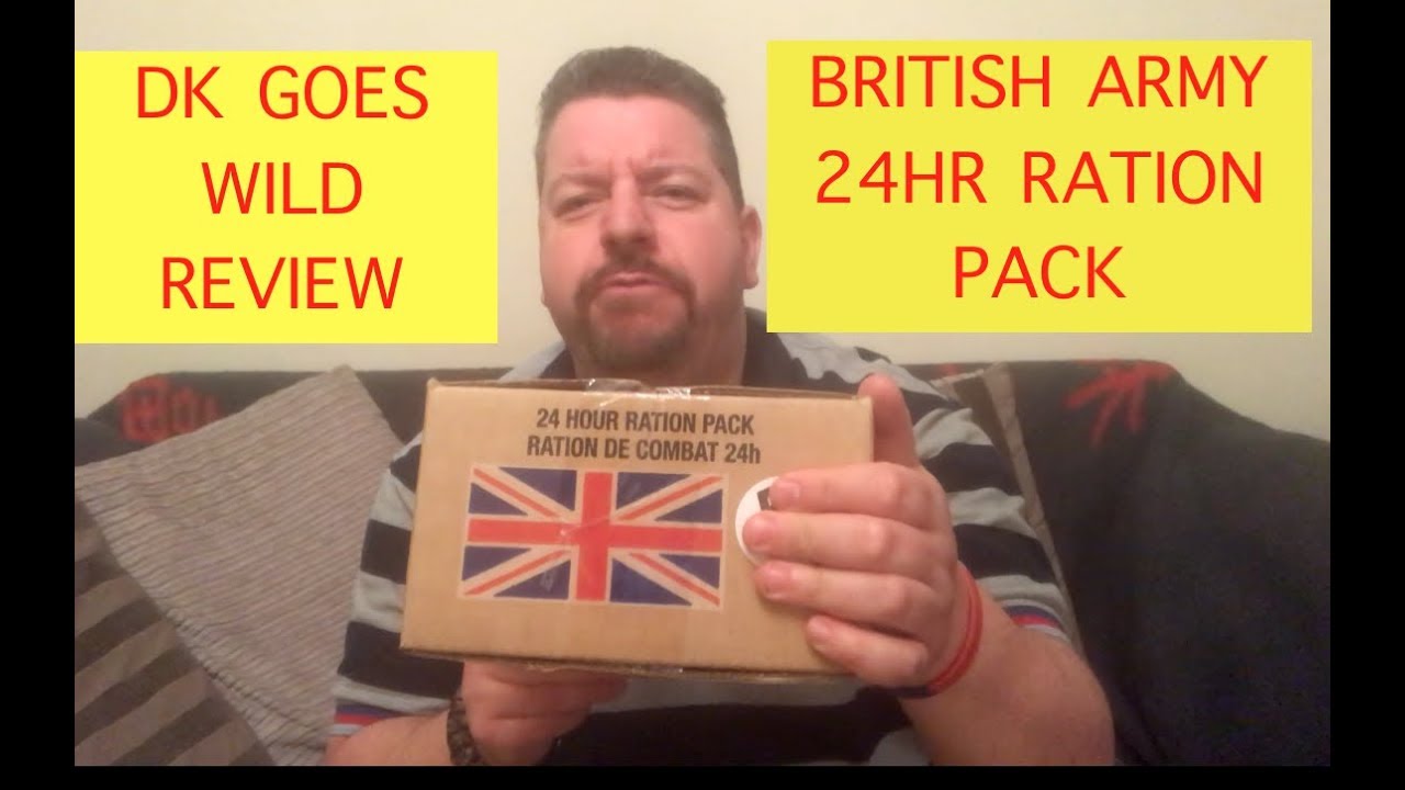 British Army 24hr Ration Pack Review - YouTube