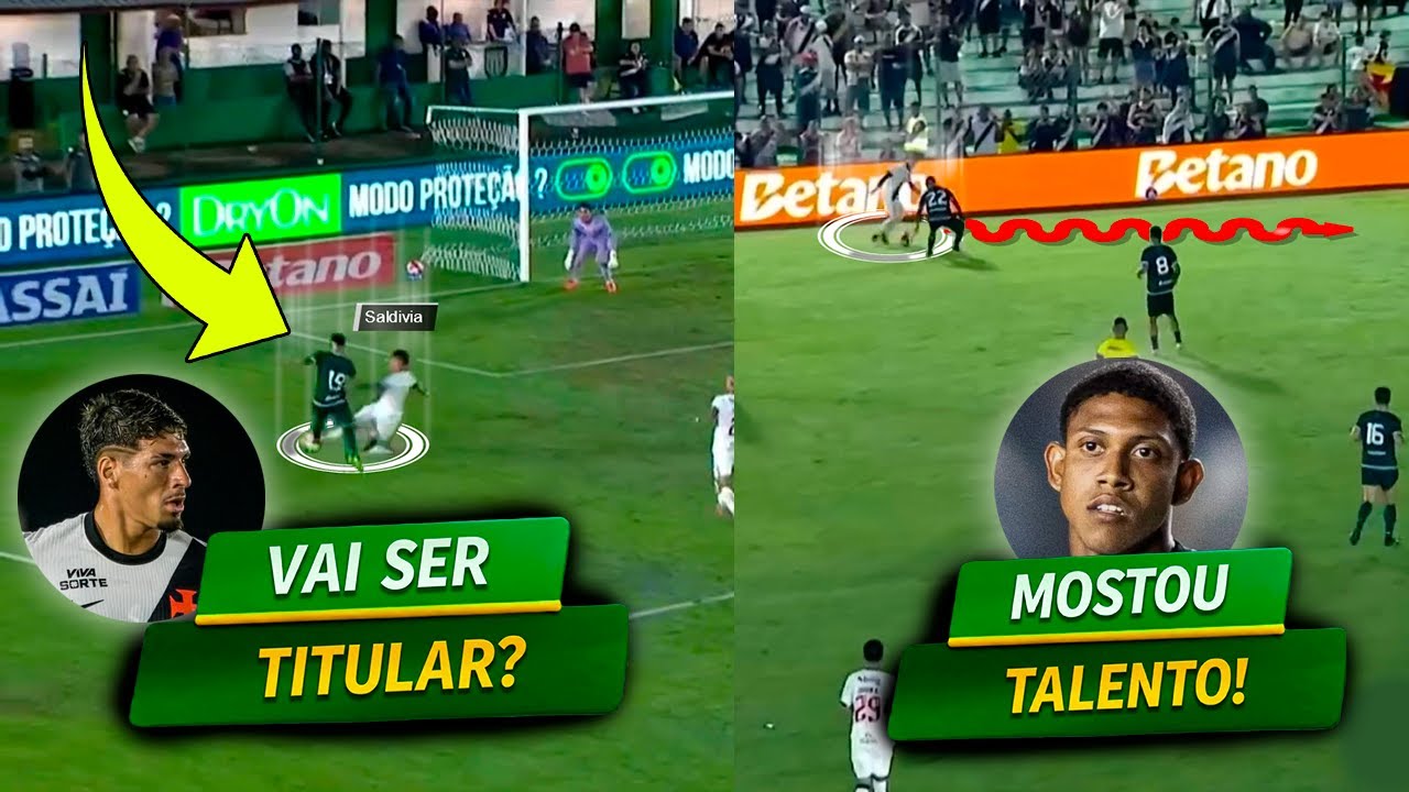 SALDIVIA FEZ OTIMO JOGO! JOÃO VITOR MOSTROU MUITA QUALIDADE EM VASCO X BOAVISTA