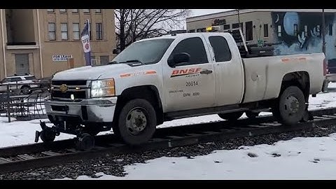 BNSF Hi-Rail vehicle on the Front Range Sub