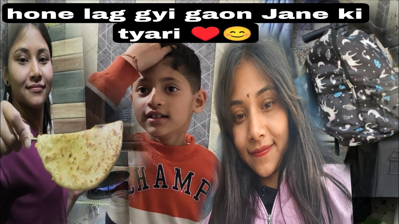Dehradun jane ke tyaari 😍🥳 Maine bna ke khilaye sabko aalu ke parathe 😁😋