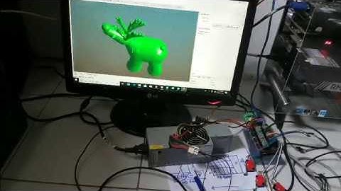 arduino mega 2560+ramps 1.4 cnc controller 5 axis DIY part 1