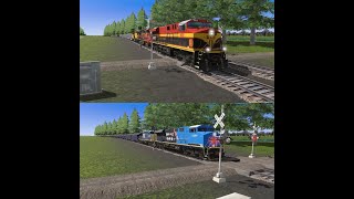 Trainz Runby: CSX OCS and BNSF Coal Train