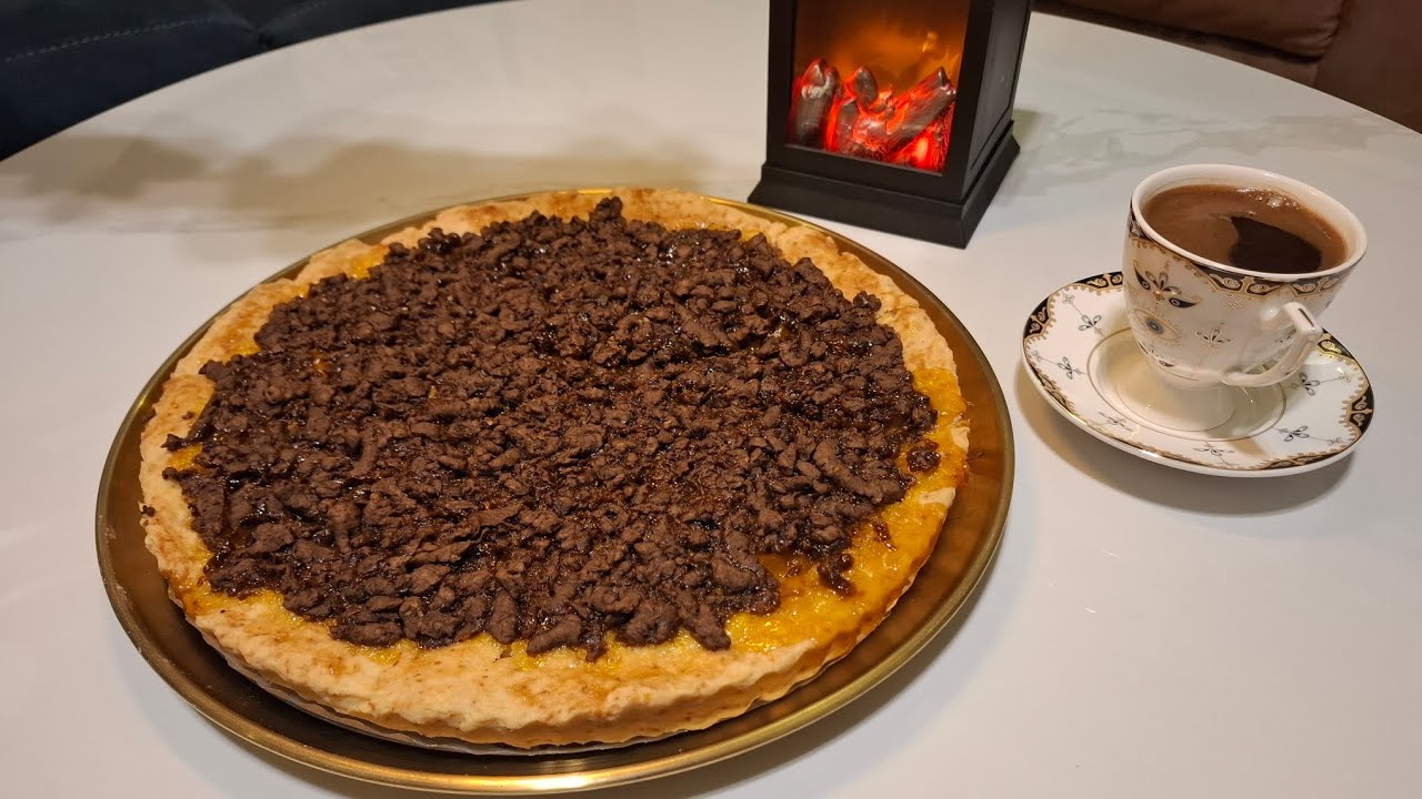 مبروشة بمربى المشمش🍑 بأسهل طريقة وبمكونات بسيطة وبدون بيض لذيذة راح تحبوها تابعوا الفديو