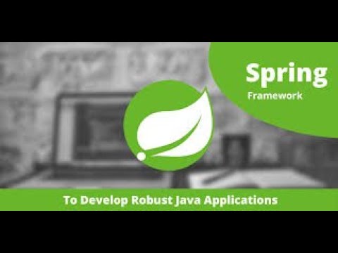simple java project using spring core framework - YouTube
