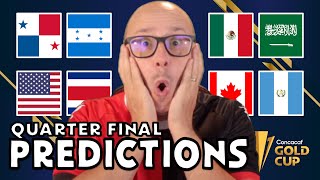 🏆 2025 CONCACAF GOLD CUP QUARTER FINAL PREDICTIONS 🏆