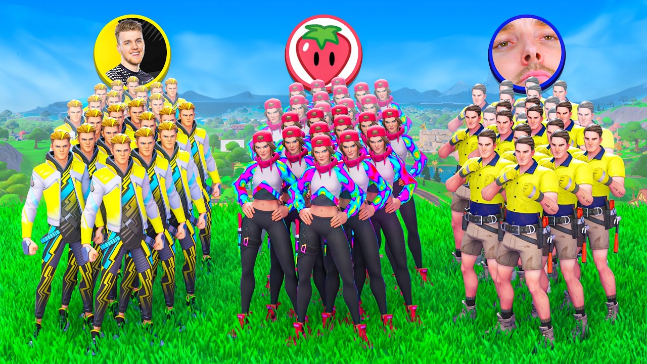 Team Lazarbeam vs. Lachlan vs. Loserfruit!