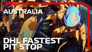 Red Bull vs McLaren: Fastest Pit Stop | 2022 Australian Grand Prix | DHL
