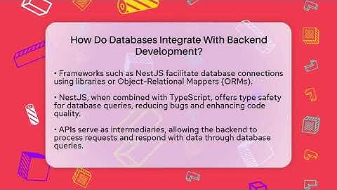 How Do Databases Integrate With Backend Development? | Server Logic Simplified News