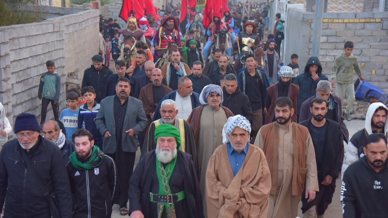 مسيره وتشابيه موكب ضعن اولاد الزهراء (عليه السلام)  من محافظه البصره على الكاظميه المقدسه 2025