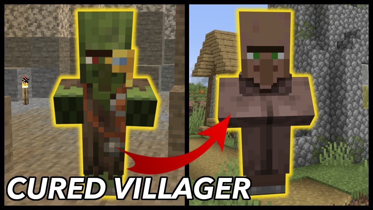How To Cure Zombie Villagers In Minecraft - YouTube