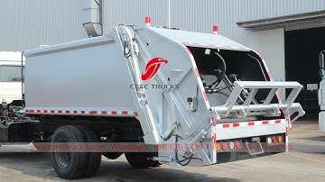 Garbage compactor superstructure for Mitsubishi Fuso chassis